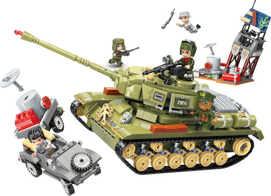 Qman Τουβλάκια Combat Zone, Heavy Tank για 6+ Ετών 858τμχ