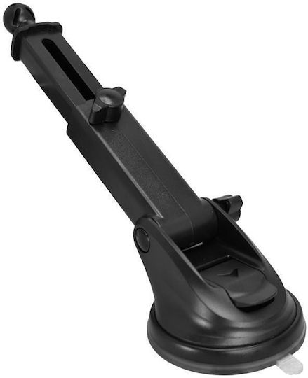 Powertech Car Mobile Mount with Adjustable Hooks and Wireless Charging Black