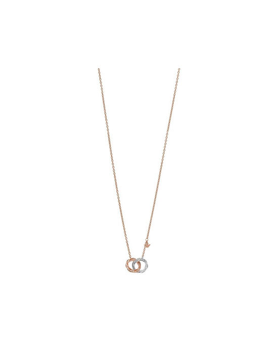 Emporio Armani Necklace from Pink Gold Plated Steel