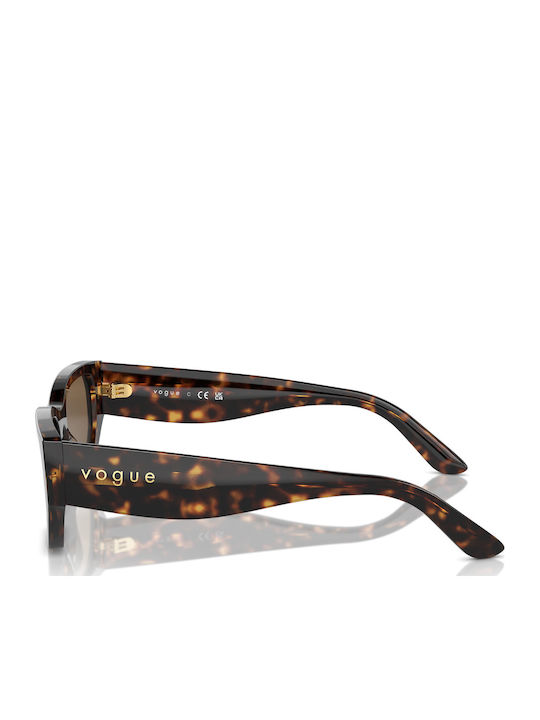 Vogue Women's Sunglasses with Brown Tartaruga Plastic Frame and Brown Lens VO5586S W65673