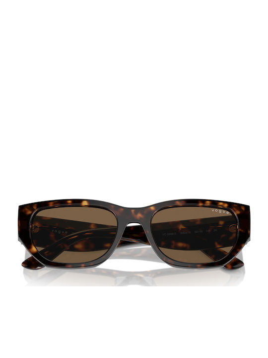 Vogue Women's Sunglasses with Brown Tartaruga Plastic Frame and Brown Lens VO5586S W65673