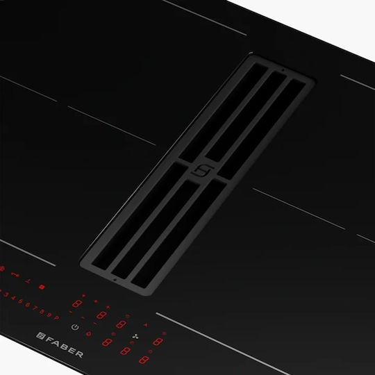 Faber Galileo Slim F600 Induction Cooktop Autonomous with Hood 60x52cm
