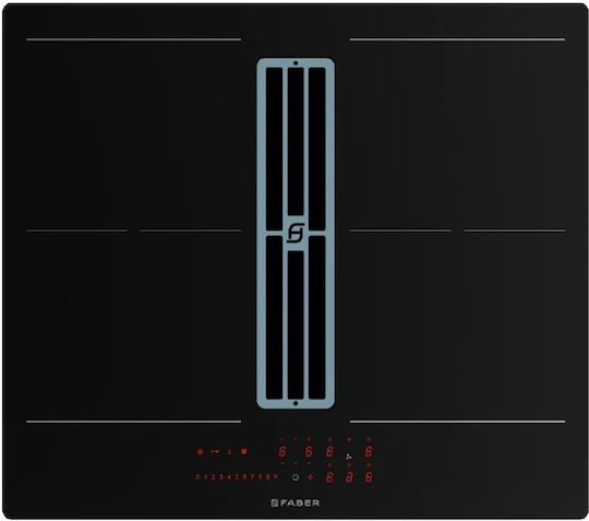 Faber Galileo Slim F600 Induction Cooktop Autonomous with Hood 60x52cm