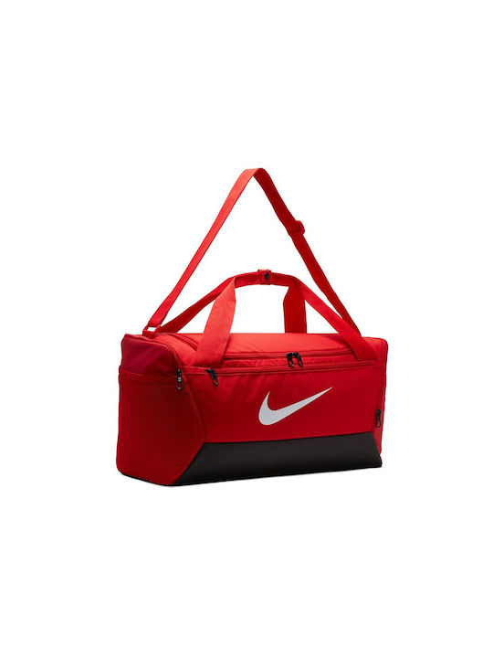 Nike Brasilia Ανδρική Τσάντα Ώμου για Γυμναστήριο Κόκκινη