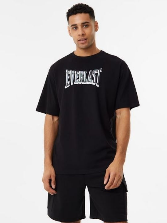 Everlast T-shirt Bărbătesc cu Mânecă Scurtă Negru