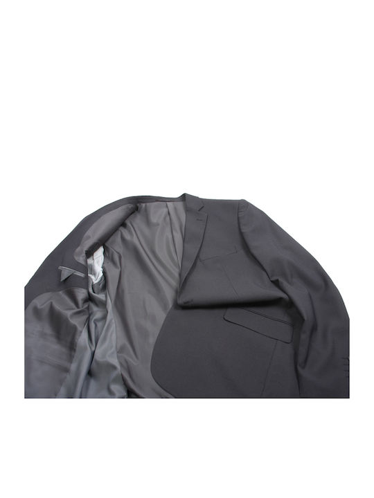 Winter Men's Groom's Suit with Regular Fit Grey