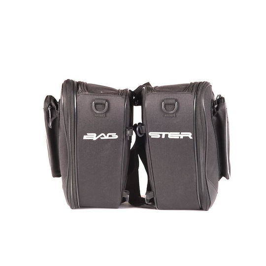 Bagster Motorcycle Saddle Side Bag 30lt in Black Colour