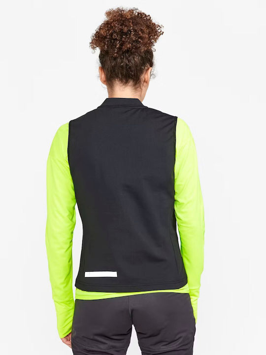 Craft Women's Running Short Lifestyle Jacket Windproof for Winter Black