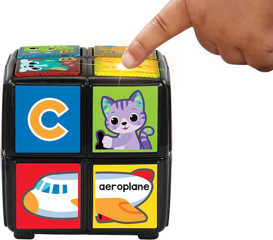 Vtech Aktivitätswürfel Interactive Toy Educational Cube 7.5 X 7.5 X 7.5 Cm mit Musik und Geräuschen für 18++ Monate