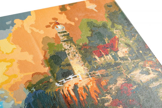 Kreativset Craft Buddy Malen nach Zahlen Lichtserenität 30 x 40 cm