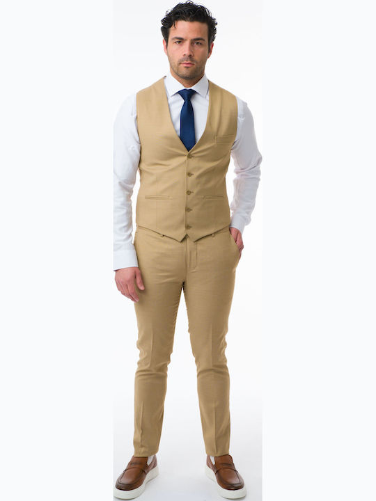 Men's Vest Beige