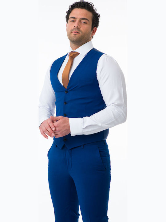 Мъжко жиле Blue