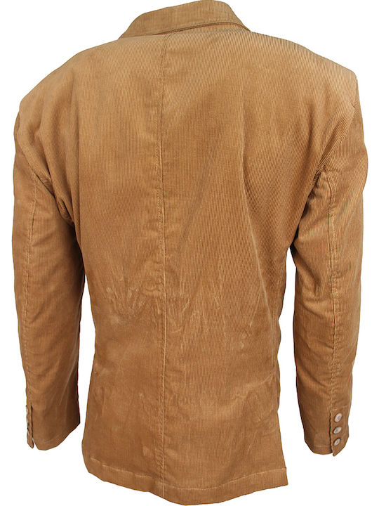 Men's Winter Suit Jacket Mustard