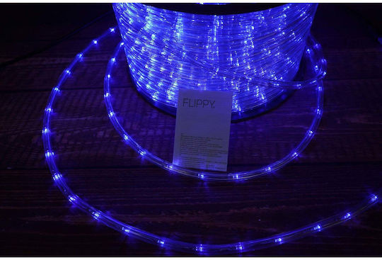 Țeavă luminată 2400 Becuri 220V Roșu cu Programe 100m IP65