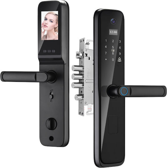 Electronic Lock in color Black with Connectivity Wi-Fi