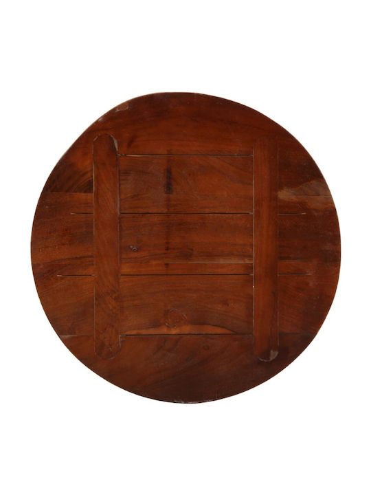 vidaXL Rund Tischoberfläche aus Massivholz Brown 40x40x1.5cm 370017 1Stück
