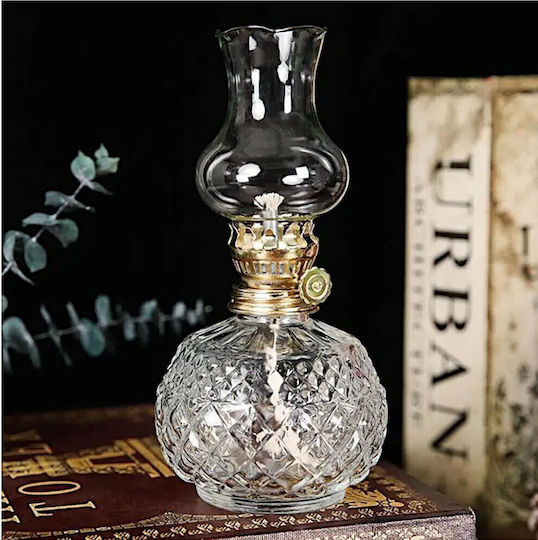 Λάμπα Πετρελαίου Oβάλ Φυτίλι 18,5cm 5dis25