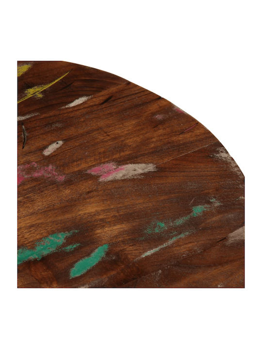 vidaXL Rund Tischoberfläche aus Massivholz Brown 50x50x1.5cm 370020 1Stück