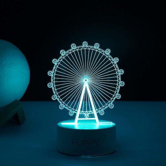 Διακοσμητικό Φωτιστικό LED 3D Illusion 3εκ.