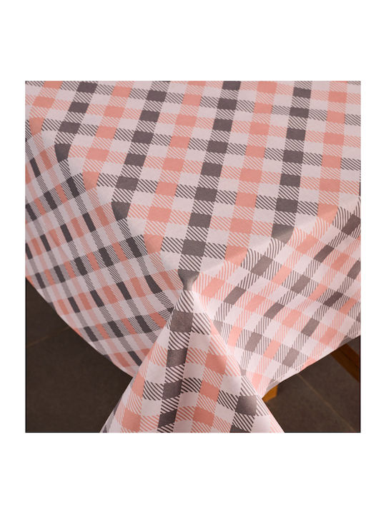 Cokitex Tablecloth Quadri Peach 140x180cm