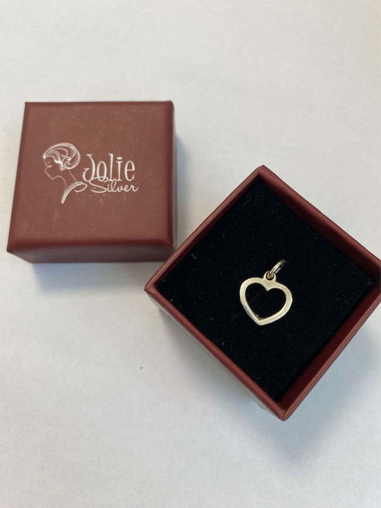 Herz Charm aus Silber