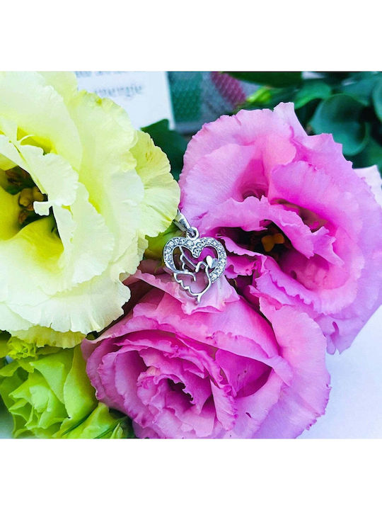 Herz Charm aus Silber