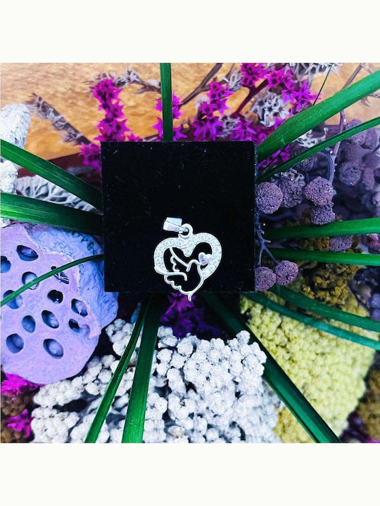 Herz Charm aus Silber