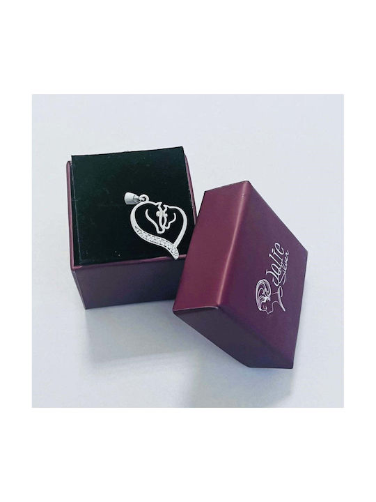 Pandantiv Jolie argint Sterling 925 Model Cai Îndrăgostiți 16 X 20 mm 1.6 G