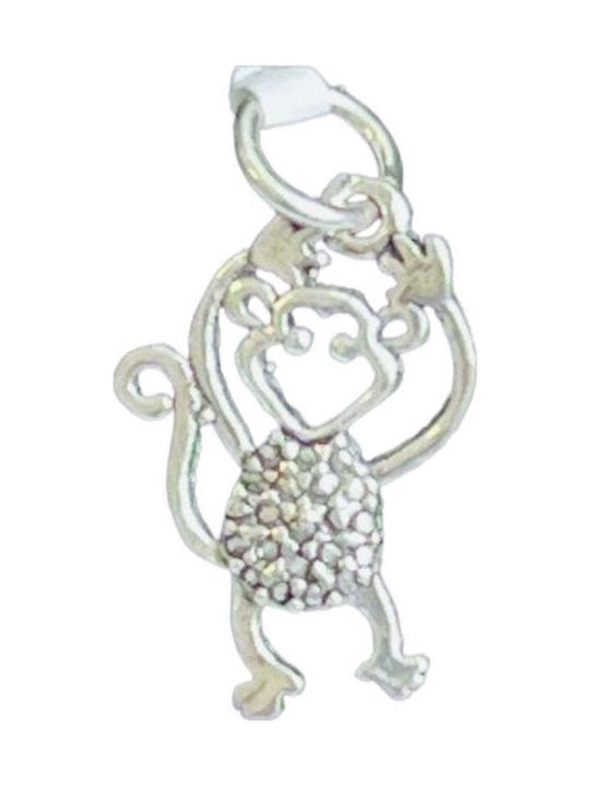 925 Silber Anhänger Jolie Silber Affenmodell 25 x 14 mm 1,4 g