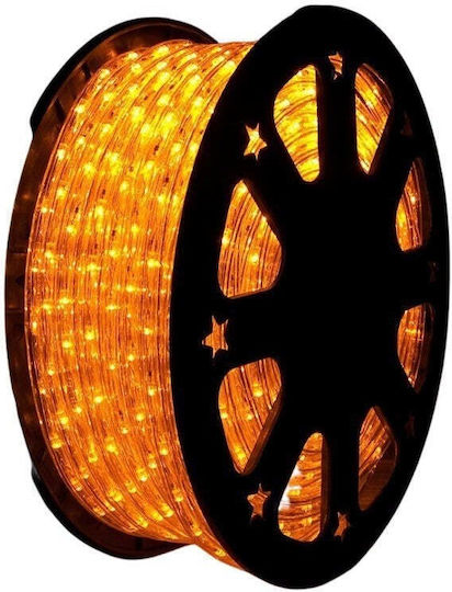 Țeavă luminată 240 Becuri 220V Alb cald cu Programe 10m IP65