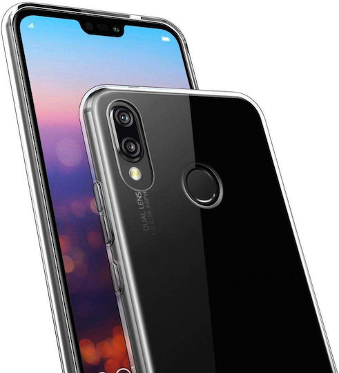Back Cover Σιλικόνης 0.6mm Διάφανο (Huawei P20 Lite)