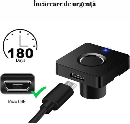 Lacăt Electronic în culoare Negru cu Conectivitate Bluetooth