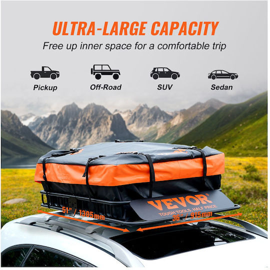 Vevor Metallic Car Roof Rack Universal 130.5x91.5cm ()