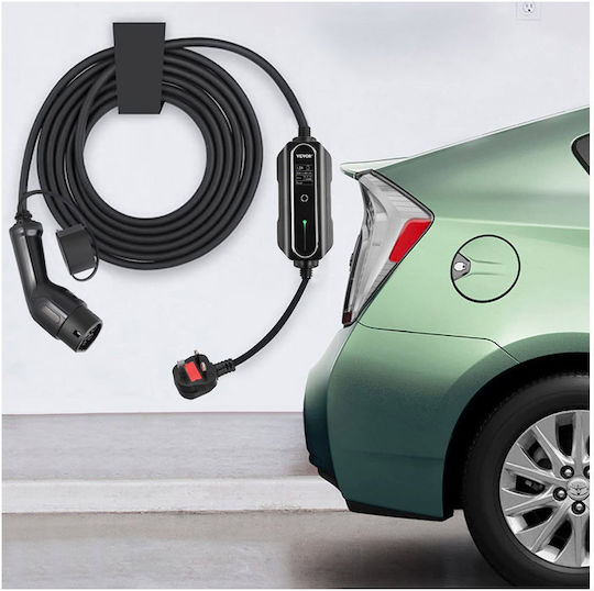 Vevor Tragbar Elektroauto-Ladestation 3kW mit Integriertes Kabel Typ 2 (SX23KW10M220V15KGV2)