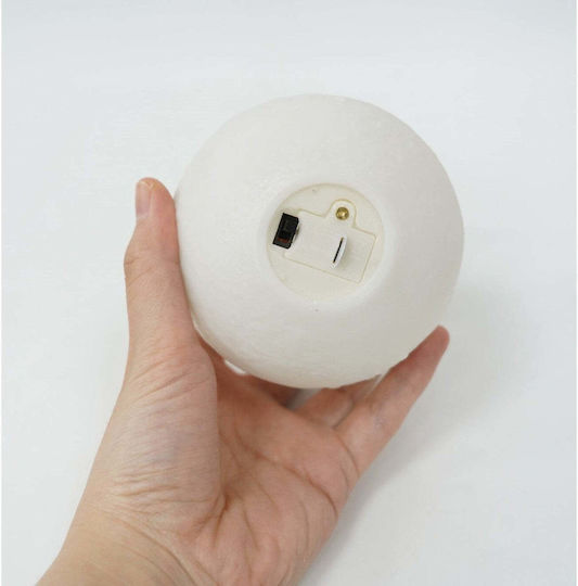 Διακοσμητικό Φωτιστικό LED Θερμό Λευκό Moon Light 10x10εκ.