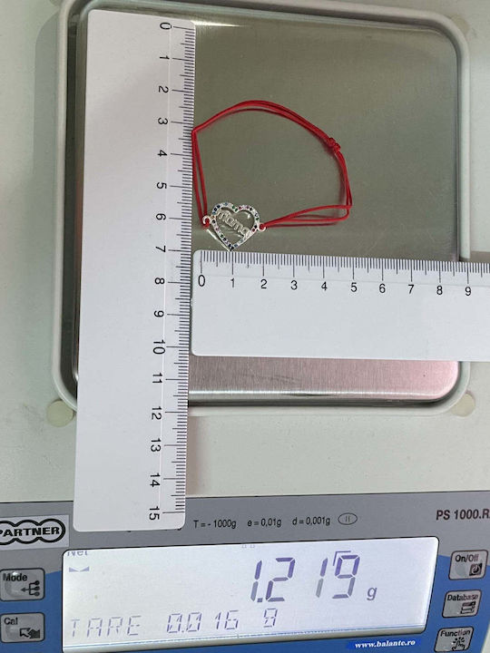 Damen Armband mit Design Mutti aus Silber mit Zirkon