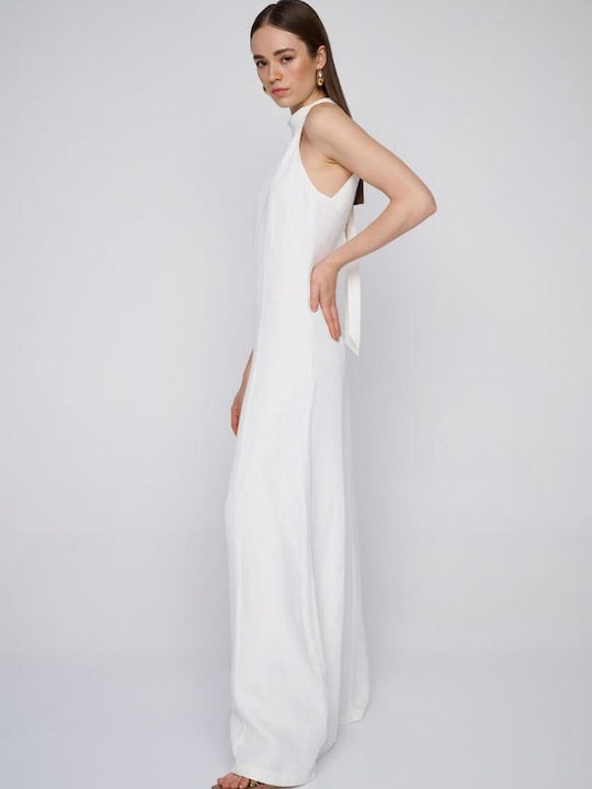 Ale - The Non Usual Casual Maxi Φόρεμα Λευκό