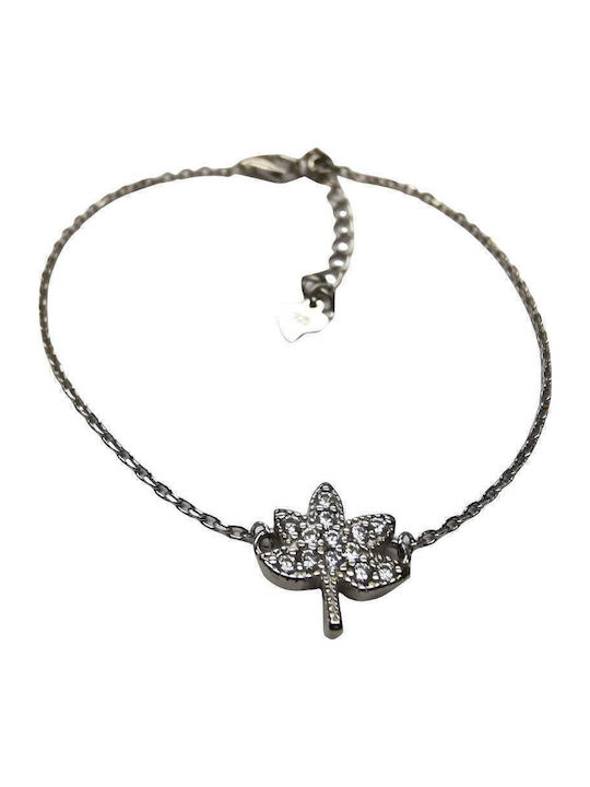 Silver 925 Maple Leaf Bracelet