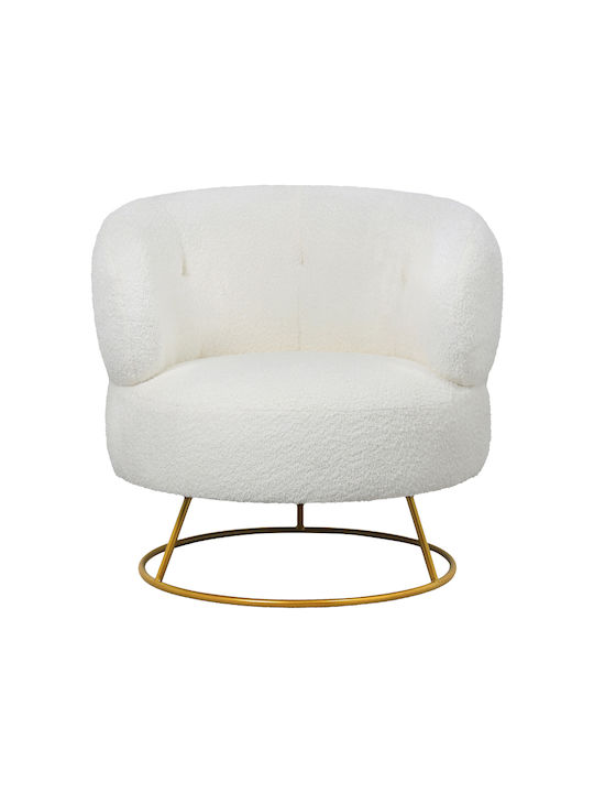 Connie Sessel Beige 87x81x81cm