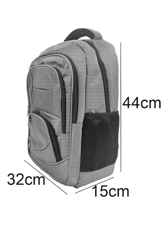 Gift-Me Τσάντα Πλάτης 15.6" Γκρι ATP-678-10-LGRA