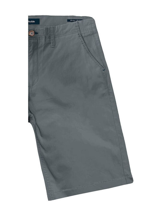 Double Men's Shorts Chino Gray