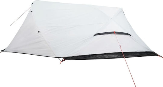 vidaXL Camping Tent Tunnel White for 4 People 405x285x143cm