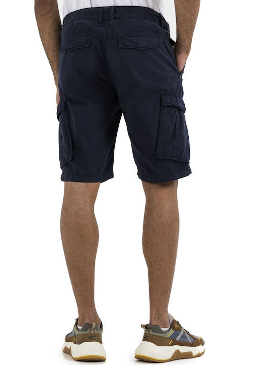 Camel Active Men's Shorts Cargo Navy Blue