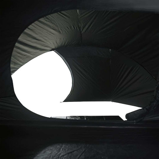 vidaXL Camping Tent Tunnel White for 4 People 405x285x143cm