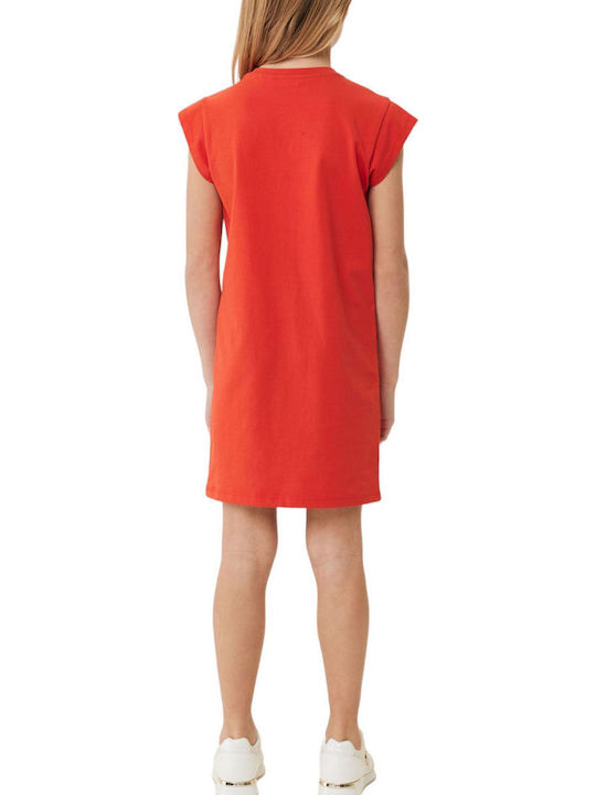 Children's Dress Short Sleeve Red