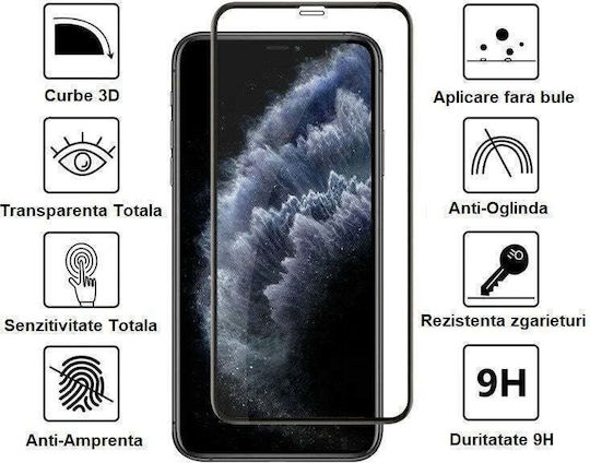 0.3mm Full Glue Full Face Tempered Glass Black (Galaxy Z Fold4)