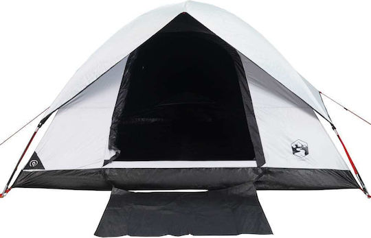 vidaXL Camping Tent Igloo White for 4 People 215x213x149cm