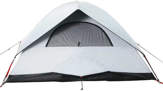 vidaXL Camping Tent Igloo White for 4 People 215x213x149cm