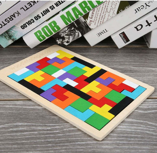 Wooden Kids Peg Puzzle 40pcs