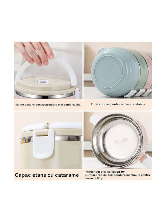 Δοχείο Φαγητού Inox Γκρι 700ml